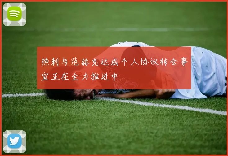 热刺与范赫克达成个人协议转会事宜正在全力推进中